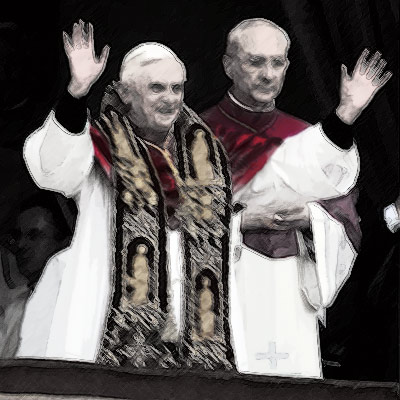 ”Dat ze nou uit 115 kardinalen precies die Ratzinger moesten kiezen!”
