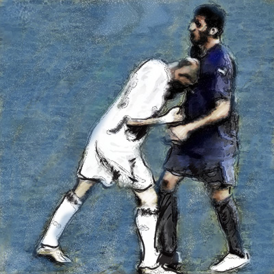 Zidane en Materazzi