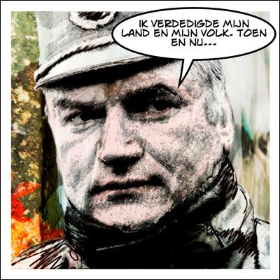 Mladic eindelijk voor het Tribunaal